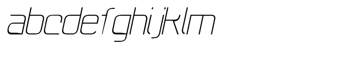 21st Fine Italic Font LOWERCASE