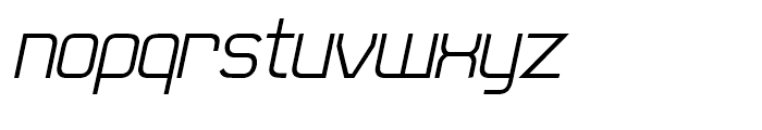 21st Italic Font LOWERCASE