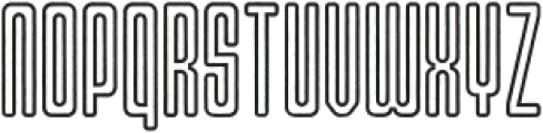 23092025 JL Rough Outline otf (400) Font UPPERCASE