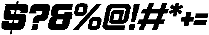 234 Sec Slant otf (400) Font OTHER CHARS