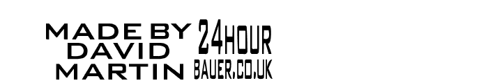 24hourbauer Font OTHER CHARS