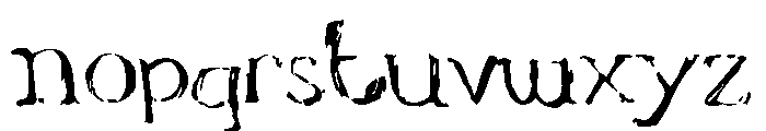 29 DAYS by marsnev Font LOWERCASE