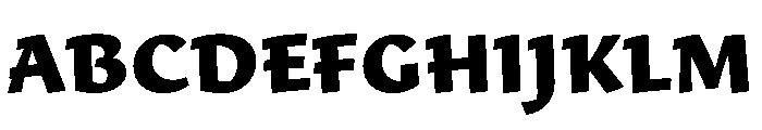 29LTAdaFlat Black Font UPPERCASE