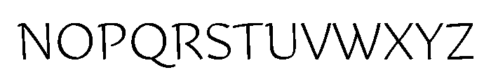 29LTAdaFlat ExtraLight Font UPPERCASE