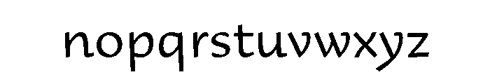 29LTAdaFlat Light Font LOWERCASE