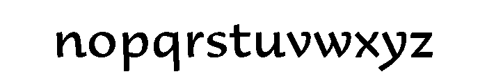 29LTAdaFlat Regular Font LOWERCASE