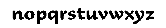 29LTAdaRound Bold Font LOWERCASE