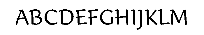 29LTAdaRound Light Font UPPERCASE