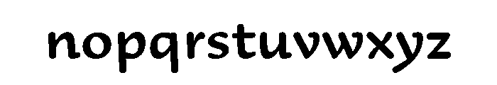 29LTAdaRound Medium Font LOWERCASE