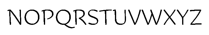 29LTAdaRound RoundExtraLight Instance Font UPPERCASE