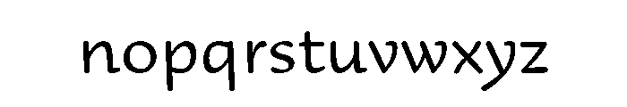 29LTAdaRound RoundLight Instance Font LOWERCASE