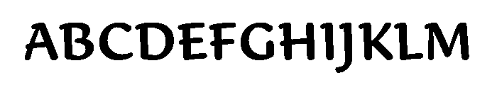 29LTAdaRound RoundMedium Instance Font UPPERCASE
