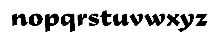 29LTAdaSharp Black Font LOWERCASE