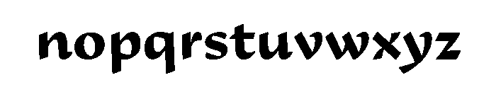 29LTAdaSharp Bold Font LOWERCASE