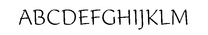 29LTAdaSharp ExtraLight Font UPPERCASE