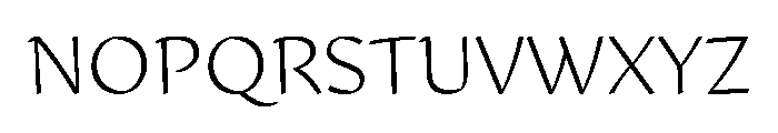 29LTAdaSharp ExtraLight Font UPPERCASE