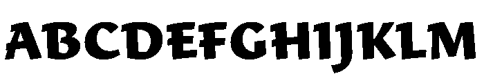 29LTAdaSharp FlatBlack Instance Font UPPERCASE