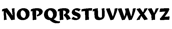 29LTAdaSharp FlatBlack Instance Font UPPERCASE