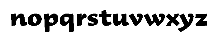 29LTAdaSharp FlatBlack Instance Font LOWERCASE