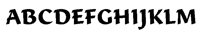 29LTAdaSharp FlatBold Instance Font UPPERCASE