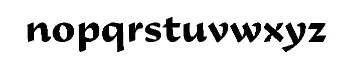 29LTAdaSharp FlatBold Instance Font LOWERCASE