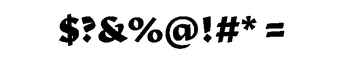 29LTAdaSharp SharpBlack Instance Font OTHER CHARS