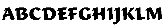 29LTAdaSharp SharpBlack Instance Font UPPERCASE
