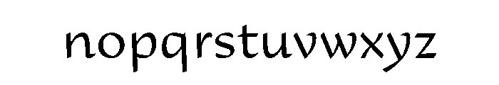 29LTAdaSharp SharpLight Instance Font LOWERCASE