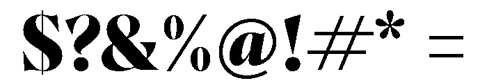 29LTAzaharDisplayAL Black Font OTHER CHARS