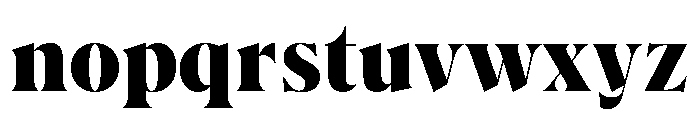 29LTAzaharDisplayAL Black Font LOWERCASE