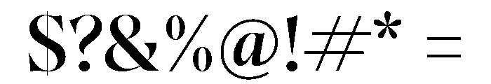 29LTAzaharDisplayAL Medium Font OTHER CHARS