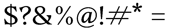 29LTAzaharTextAL Regular Font OTHER CHARS