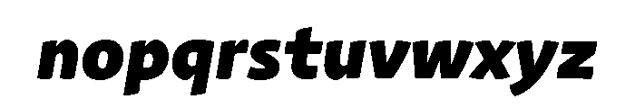 29LTAzer BlackSlanted Font LOWERCASE