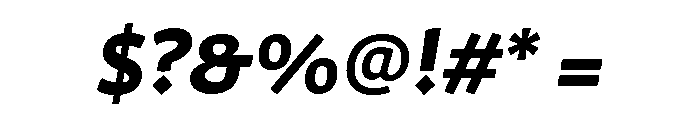 29LTAzer BoldSlanted Font OTHER CHARS