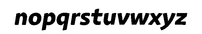29LTAzer BoldSlanted Font LOWERCASE