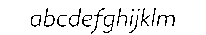 29LTAzer ExtraLightSlanted FONT