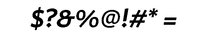 29LTAzer MediumSlanted Font OTHER CHARS