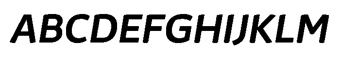 29LTAzer MediumSlanted Font UPPERCASE