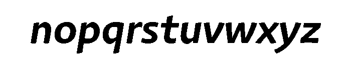 29LTAzer MediumSlanted Font LOWERCASE