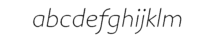 29LTAzer ThinSlanted FONT