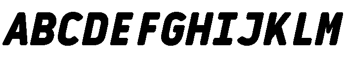 29LTBaseet BlackSlanted Font UPPERCASE