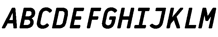 29LTBaseet BoldSlanted Font UPPERCASE