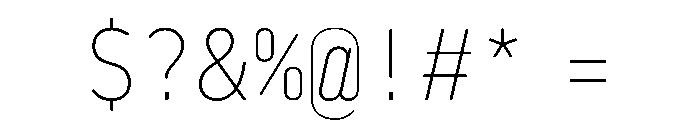 29LTBaseet ExtraLight Instance Font OTHER CHARS