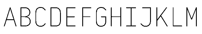 29LTBaseet ExtraLight Instance Font UPPERCASE