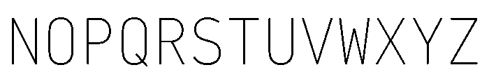 29LTBaseet ExtraLight Instance Font UPPERCASE