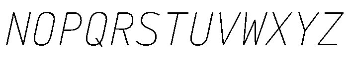 29LTBaseet ExtraLightSlanted Font UPPERCASE