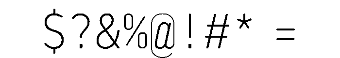 29LTBaseet Light Instance Font OTHER CHARS