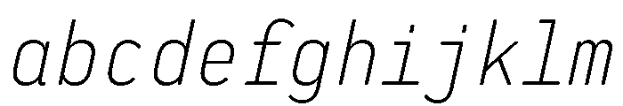 29LTBaseet LightSlanted FONT