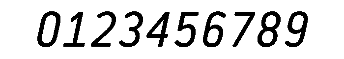 29LTBaseet MediumSlanted Font OTHER CHARS