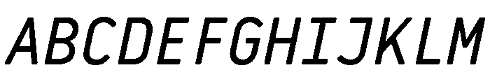29LTBaseet MediumSlanted Font UPPERCASE